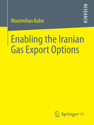 cover image of Enabling the Iranian Gas Export Options